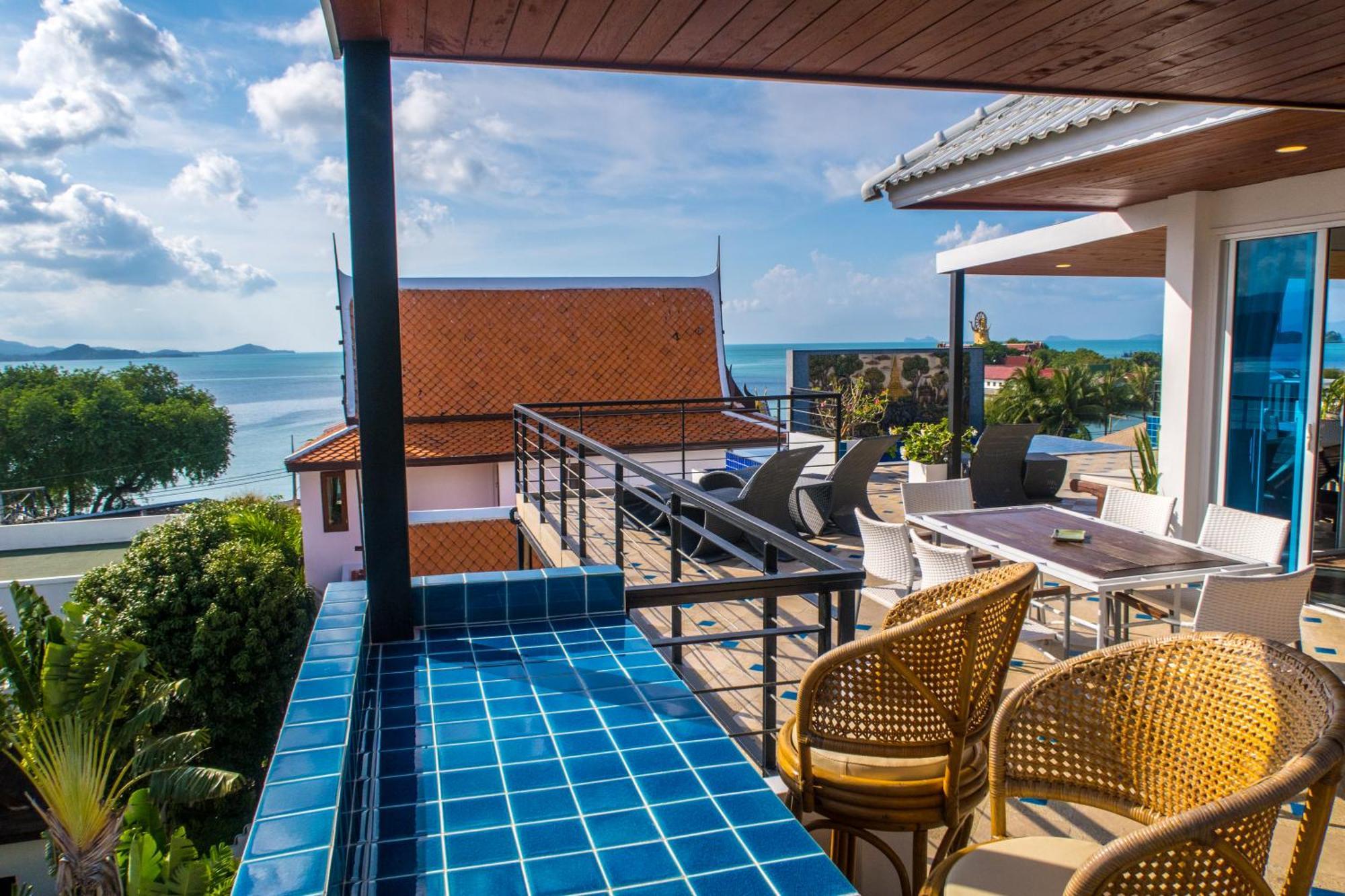 Celebrity Ocean View Villa Samui Bang Rak Beach  Bagian luar foto