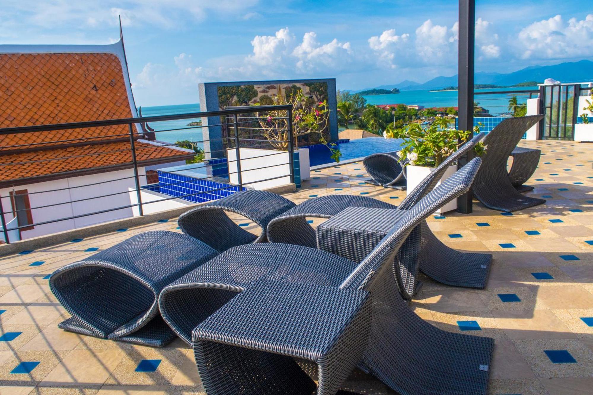 Celebrity Ocean View Villa Samui Bang Rak Beach  Bagian luar foto