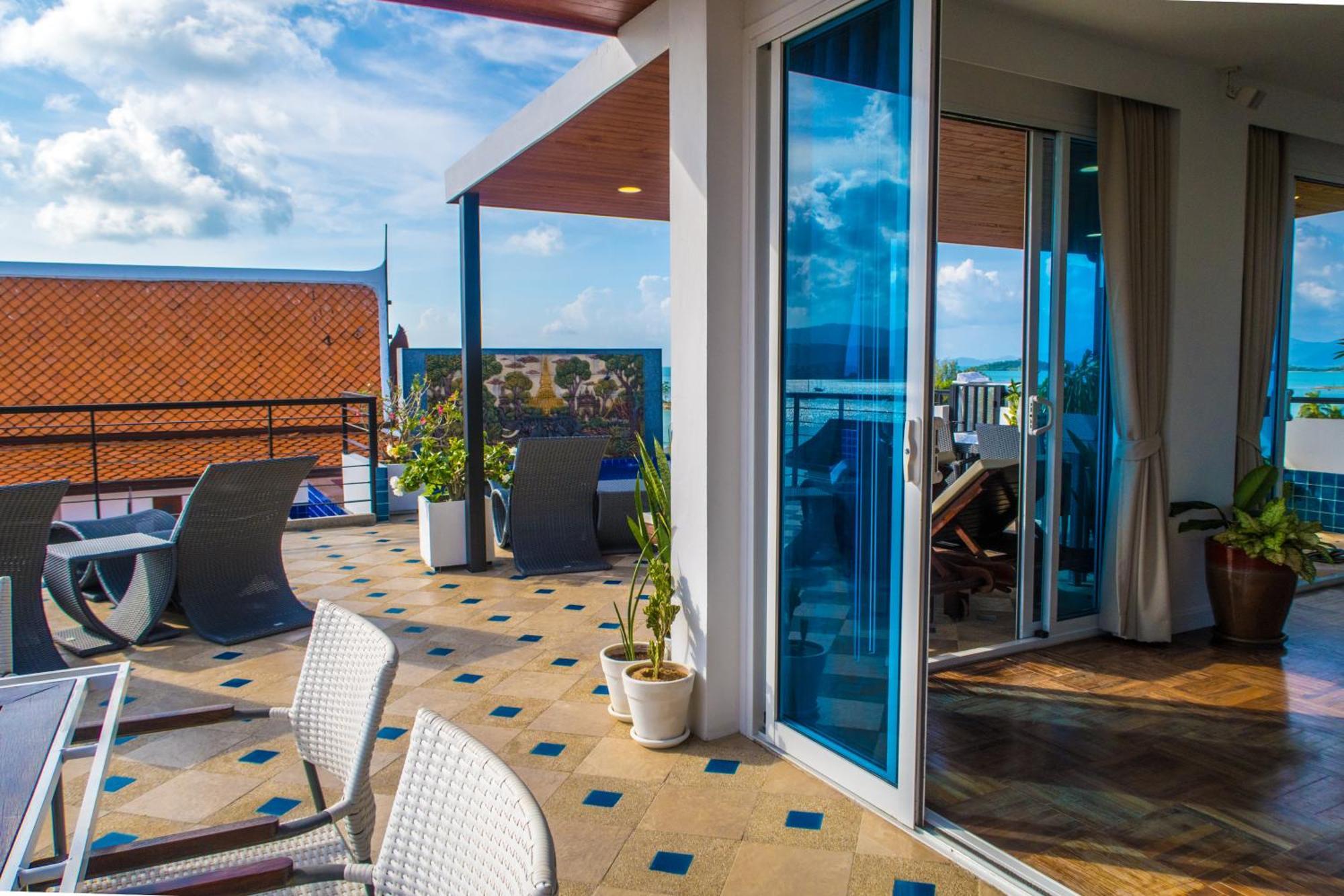 Celebrity Ocean View Villa Samui Bang Rak Beach  Bagian luar foto