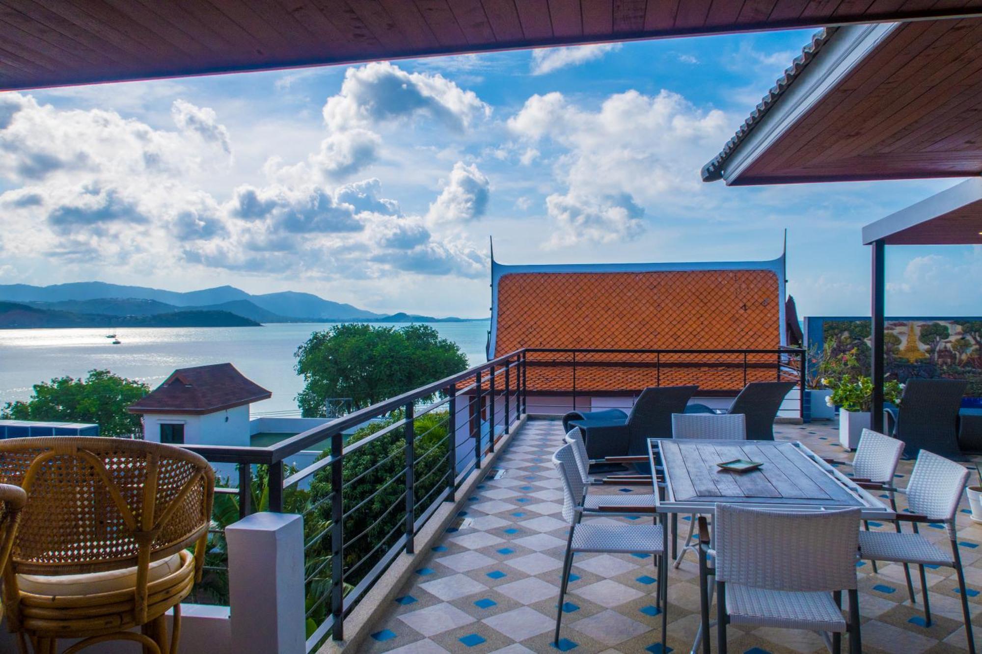 Celebrity Ocean View Villa Samui Bang Rak Beach  Bagian luar foto