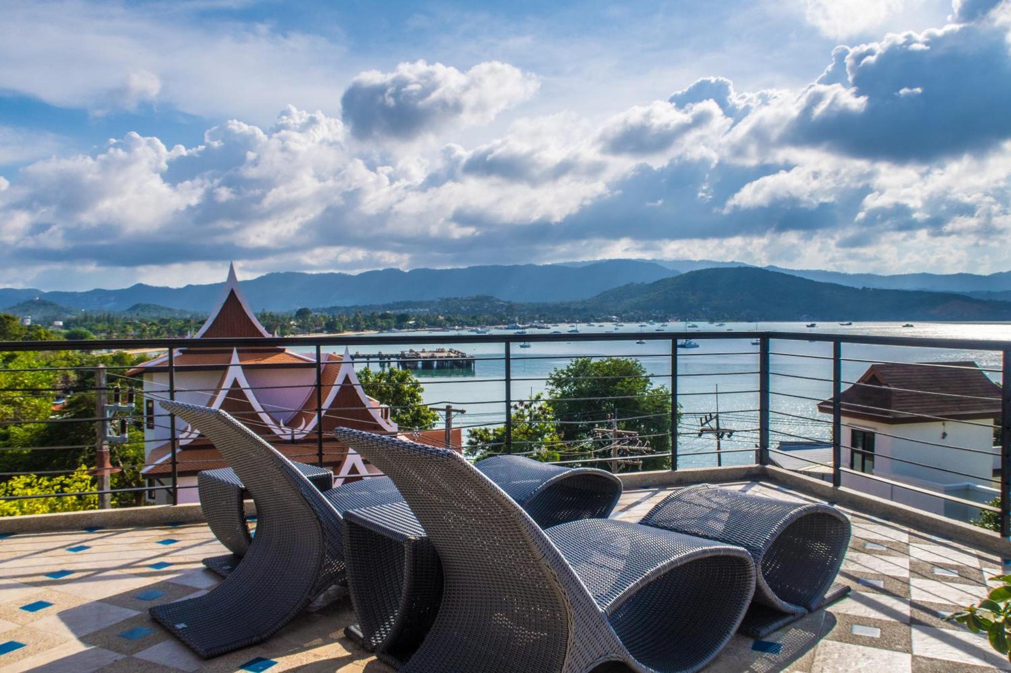 Celebrity Ocean View Villa Samui Bang Rak Beach  Bagian luar foto
