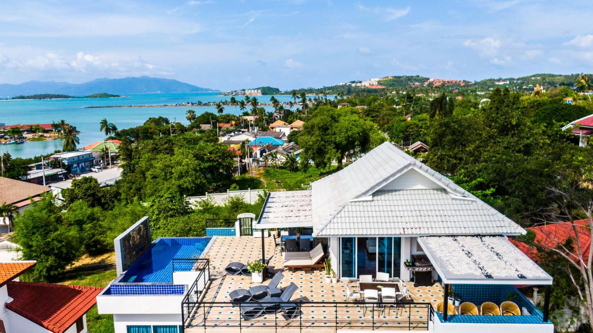 Celebrity Ocean View Villa Samui Bang Rak Beach  Bagian luar foto