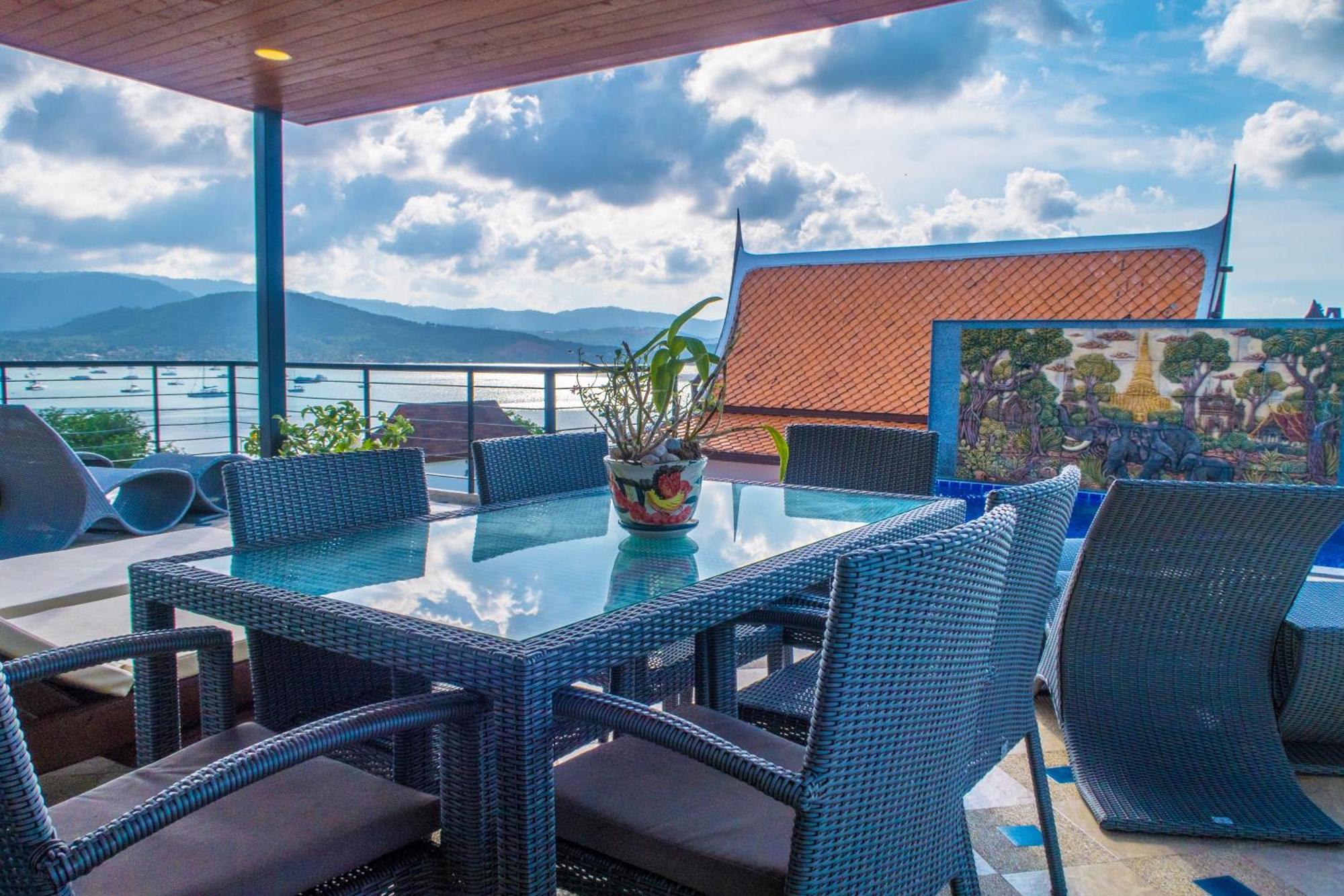 Celebrity Ocean View Villa Samui Bang Rak Beach  Bagian luar foto