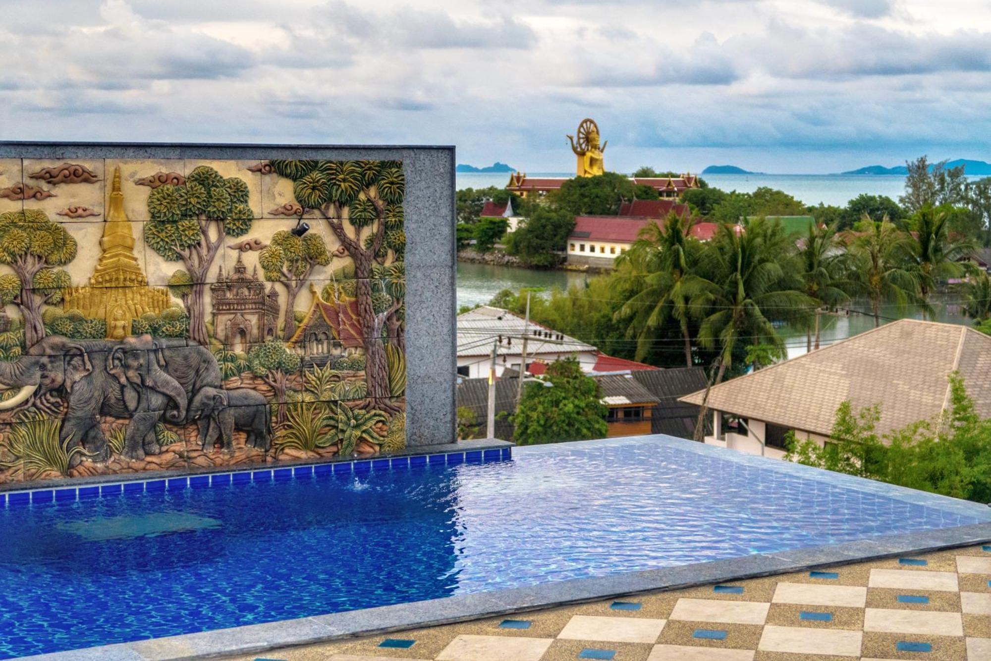 Celebrity Ocean View Villa Samui Bang Rak Beach  Bagian luar foto