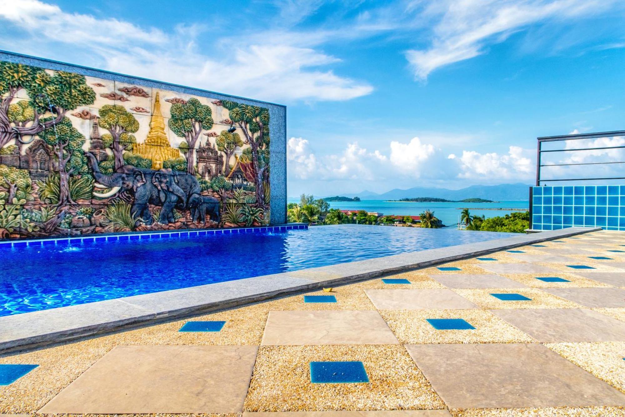 Celebrity Ocean View Villa Samui Bang Rak Beach  Bagian luar foto