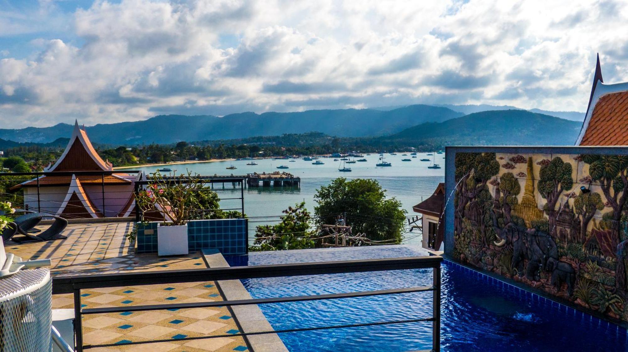 Celebrity Ocean View Villa Samui Bang Rak Beach  Bagian luar foto