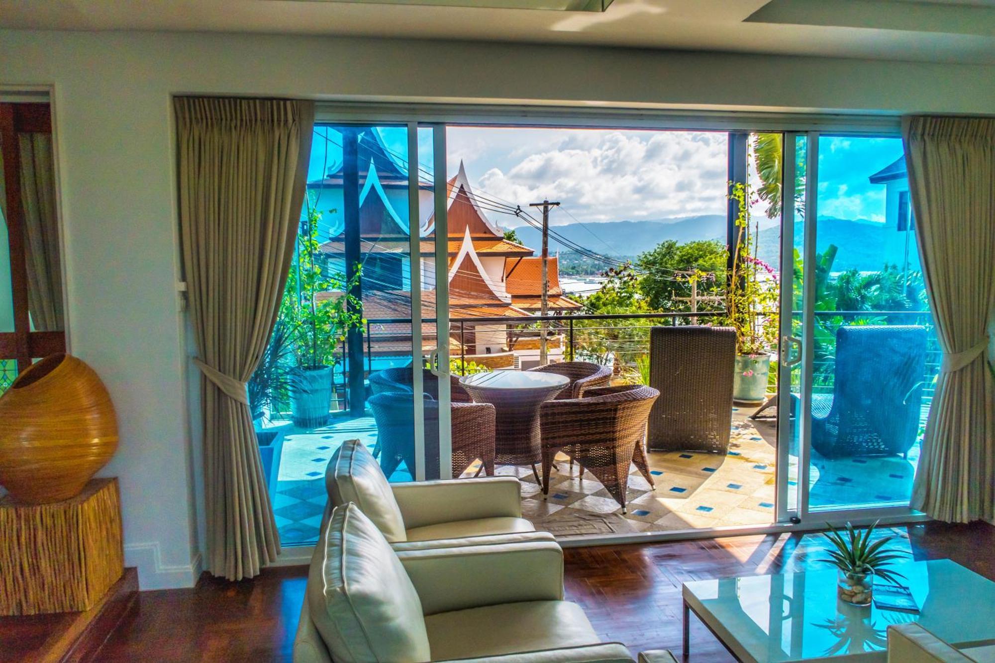 Celebrity Ocean View Villa Samui Bang Rak Beach  Bagian luar foto