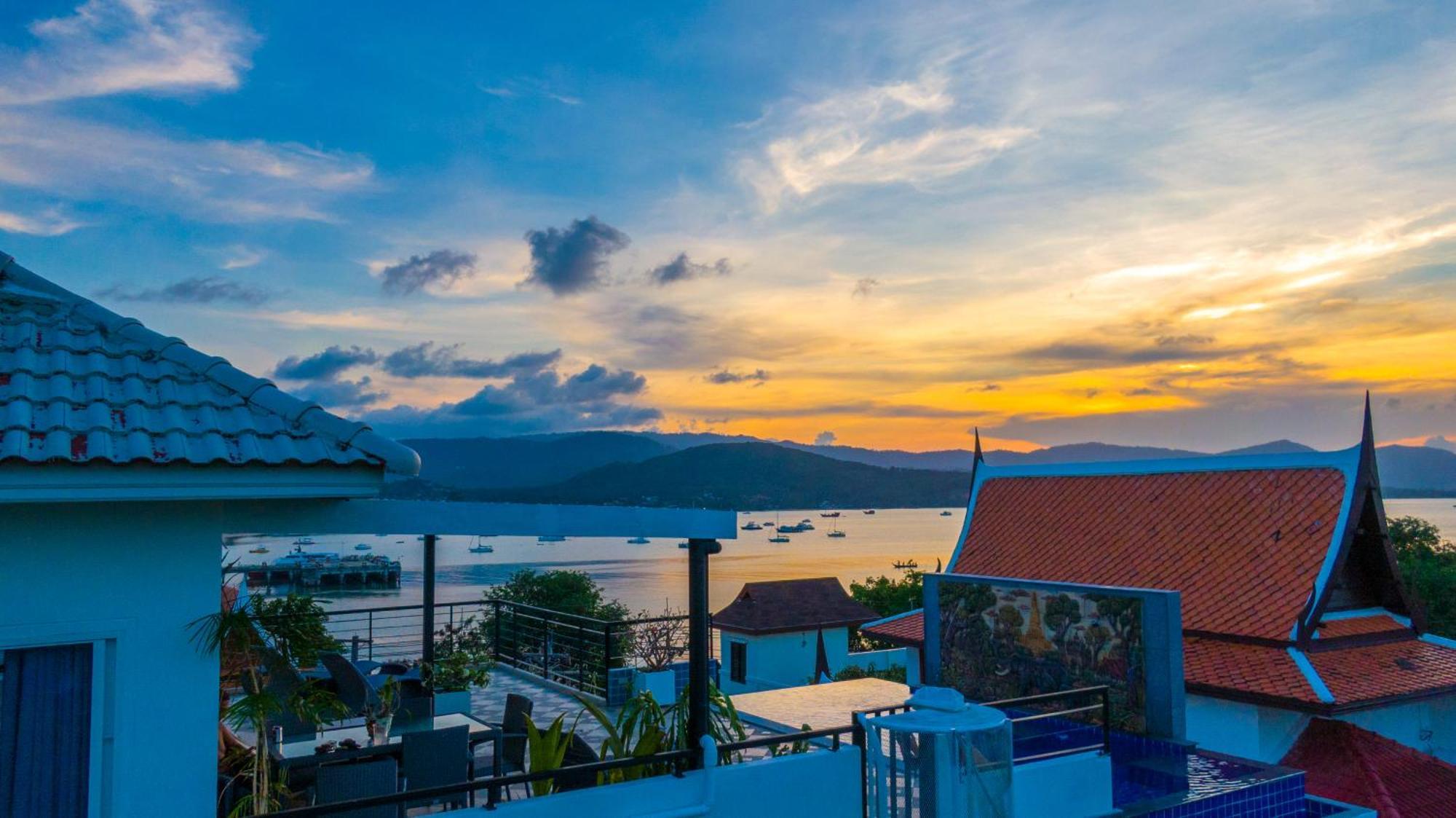 Celebrity Ocean View Villa Samui Bang Rak Beach  Bagian luar foto