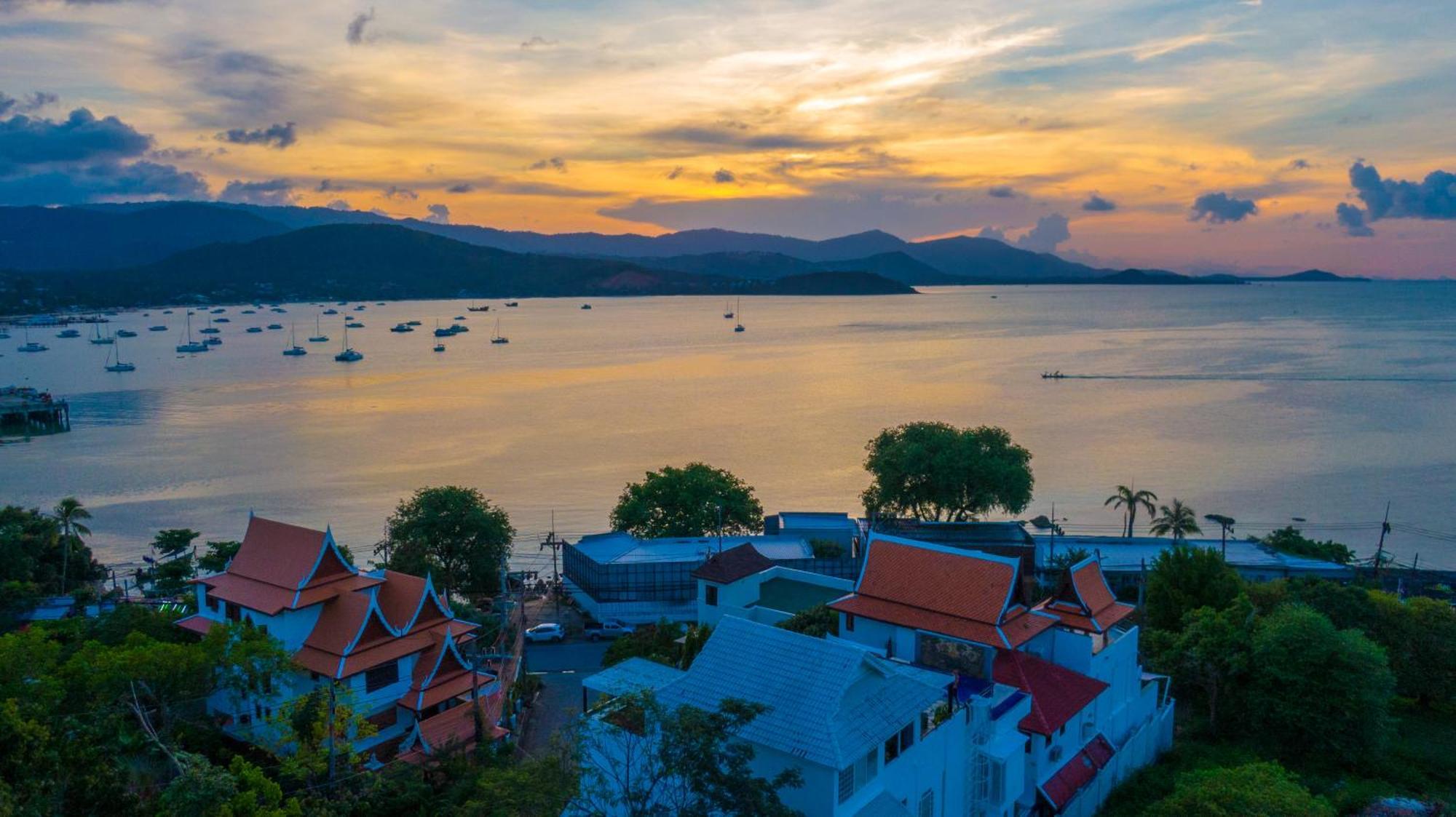 Celebrity Ocean View Villa Samui Bang Rak Beach  Bagian luar foto