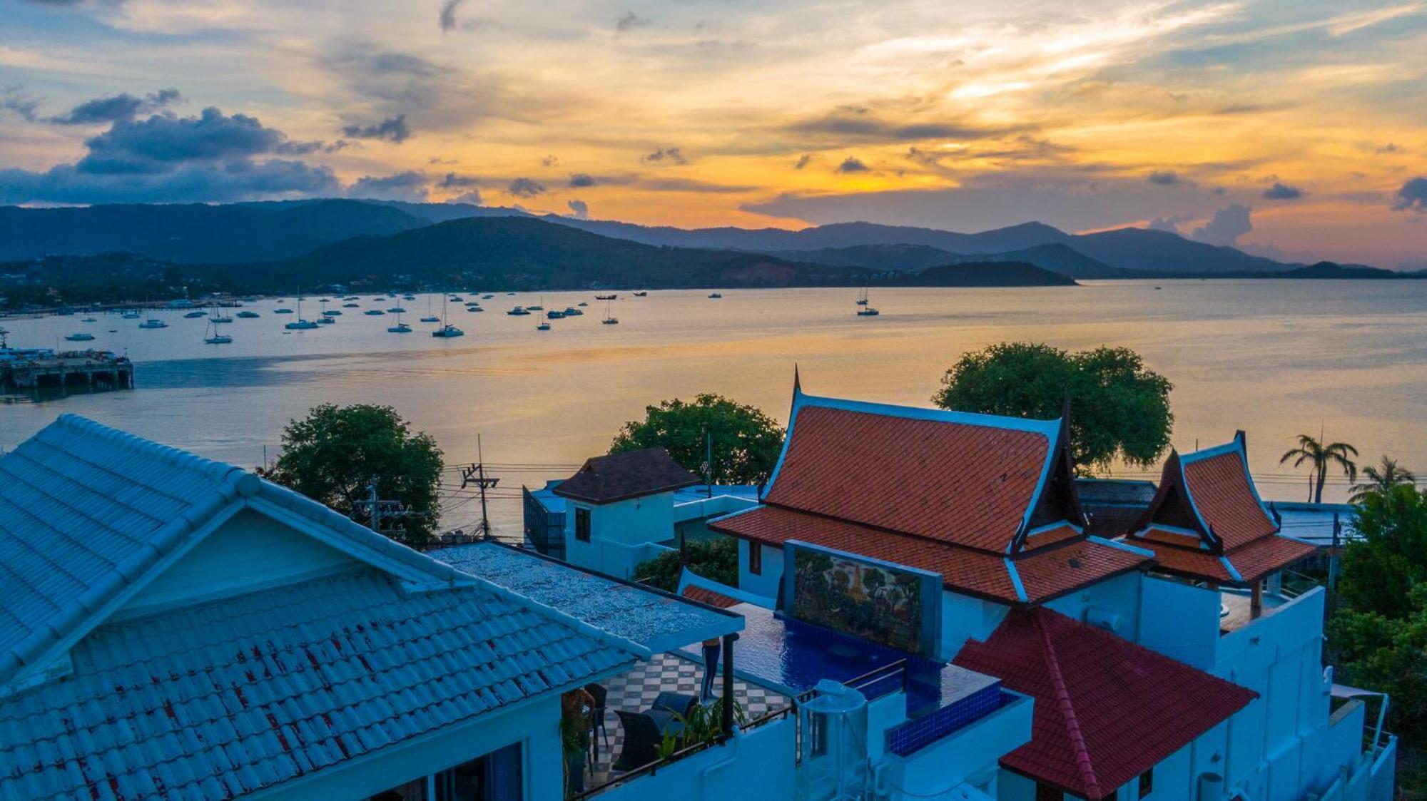 Celebrity Ocean View Villa Samui Bang Rak Beach  Bagian luar foto